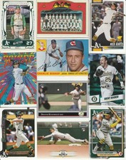 ⚾ Huge 800 different A's cards lot 1954- 2026 Rooker Kurtz Miller Jackson Hunter