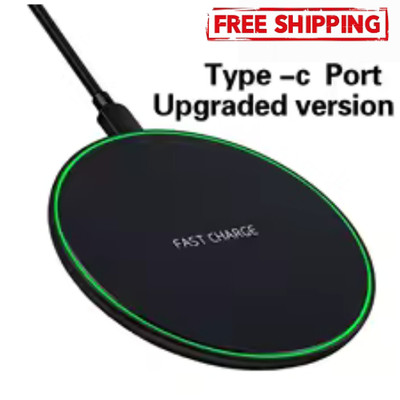 Qi Wireless Charger Schnell Ladegerät 50W Induktive Ladestation Kabellos Handys