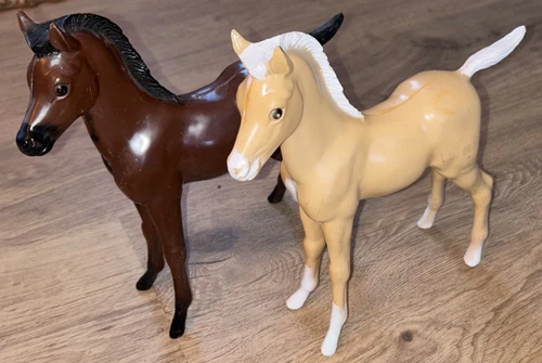 Vintage Louis Marx Thunderbolt Baby Palomino Horse Figure~ThunderColt Pony Colt