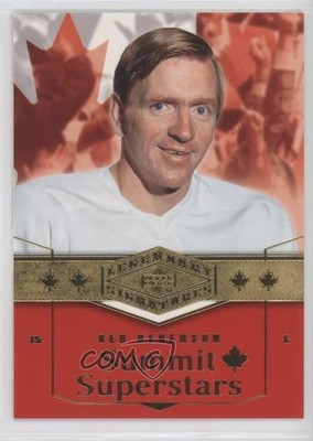 2004 Upper Deck Legendary Signatures Summit Superstars Red Berenson #CDN15 v6h