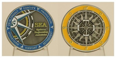SEA Systems Engineering Associates Compass Challenge Coin  4#E