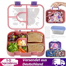 Brotdose Auslaufsicher Kinder mit Fächern Snackbox mit Fächern Kinder Bento Box