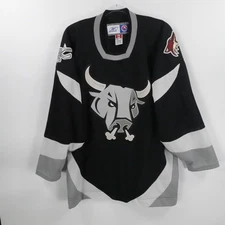 San Antonio Rampage Hockey Jersey Mens XL Black Reebok CCM AHL Coyotes