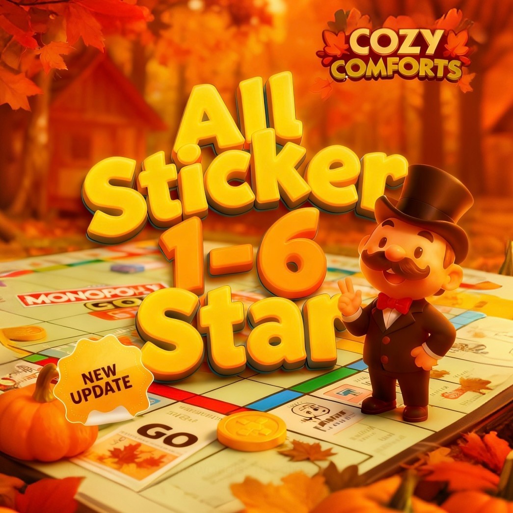 Monopoly Go Stickers - 6 ⭐️ - Set - 21 FAST DELIVERY - Foto 2