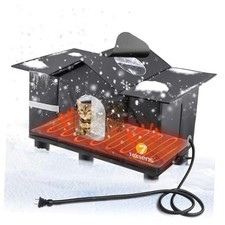 Cat Shelter for Outside - Weatherproof Large Outdoor Cat House with Heated