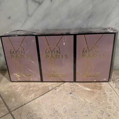 YSL YVES SAINT LAURENT MON PARIS EDT LUMIERE 1.2ml .04fl oz x 12 PERFUME SAMPLES