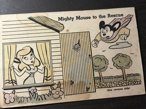 Mighty Mouse Mystery Color Picture #2  1957 - Post Cereals  -VG - Comic Book