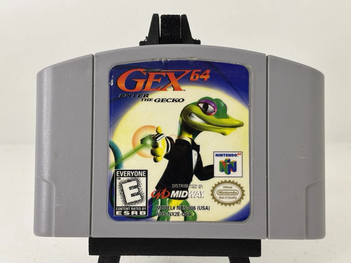 任天堂64 GEX 64: Enter the Gecko 1998 电子游戏| eBay
