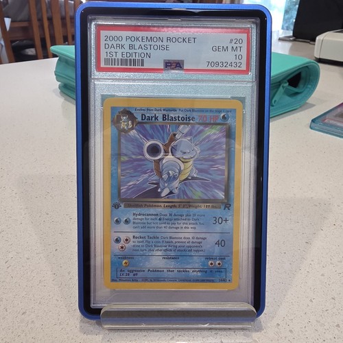 Dark Blastoise (1st Edition) graded PSA 10 for sale on eBay