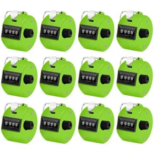 12 Pcs Hand Tally Counter 4-Digit Lap Counter Clicker, Manual Mechanical Hand...