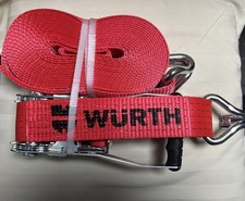 „ Würth „ Rot Ratschenzurrgurt mit Standardratsche 8mx7,5m ++NEU++