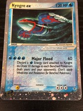 Kyogre EX Holo 2003 Pokemon Black Star Nintendo Promo 001 Extremely Rare NM-MT