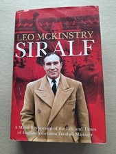 SIR ALF RAMSEY ENGLAND 1966 WORLD CUP LEGEND HAND-SIGNED HARDBACK "SIR ALF"