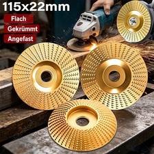 3PCS 115mm Wood Sanding Carving Shaping Disc Grind Wheel Tool For Angle Grind