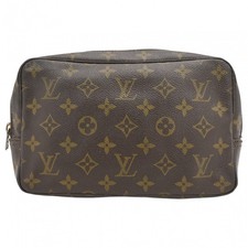 Auth LOUIS VUITTON Monogram Trousse Toilette 23 Pouch lv8816nt
