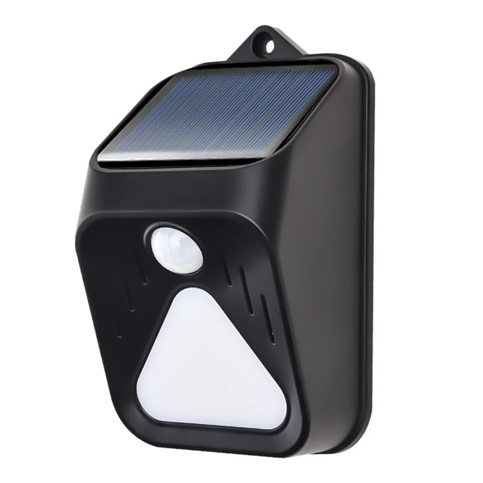 Waterproof LED Solar Alarm Warning Light Sensor Lamp Alert Remote Control - Image 3 of 4