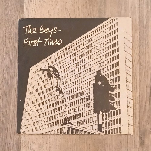 THE BOYS FIRST TIME 1977 UK PUNK 7" RECORD NEMS SOLID CENTRE 45 RPM 