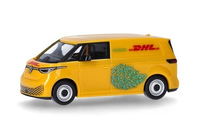 Herpa 098458, VW ID Buzz, DHL, neu, OVP, 08/25, Post, DBP, UPS, GLS, DPD