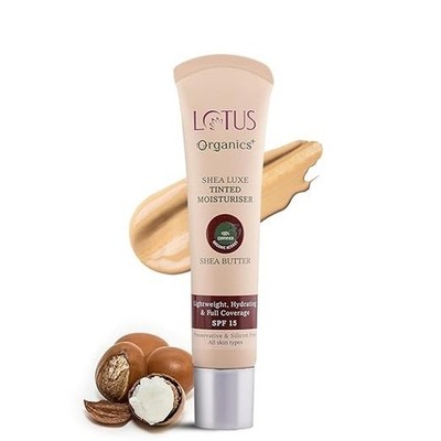 Lotus Organics+ Shea Luxe Tinted Moisturizer | 100% Certified Organic Shea Butte