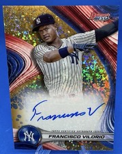 2024 Bowman's Best Francisco Vilorio Gold Auto /50 Yankees