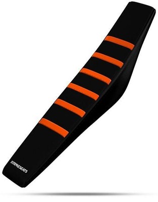 KTM SX 2001-2006 JN-Design Sitzbezug Rutschfest Orange & Schwarz