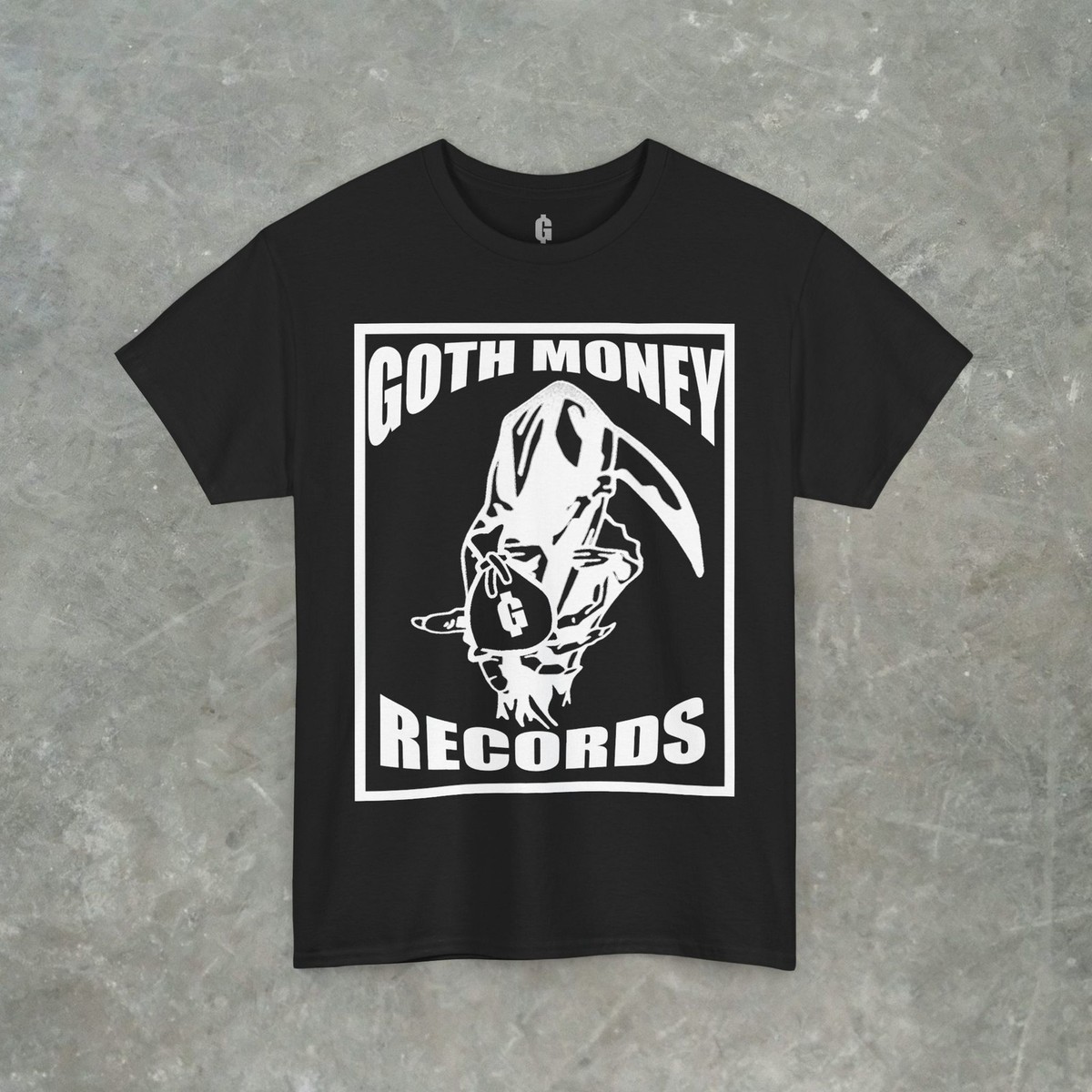 Goth Money Records Tee, Black Kray aka Sickboyrari, Goth Money