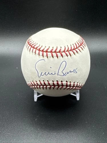 Ernie Banks Signed Rawlings Official Major League Baseball Cubs BAS COA