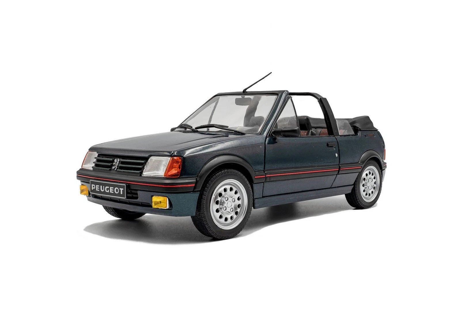Peugeot 205 CTI Solido 1/18 vert métal trouvez enfin la réplique vintage exacte sans défaut