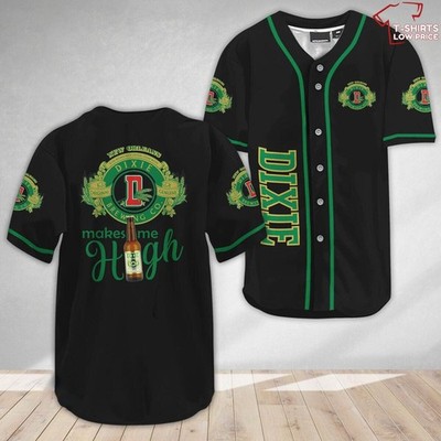 Dixie Beer Make Me High Baseball Jersey_z6b_59