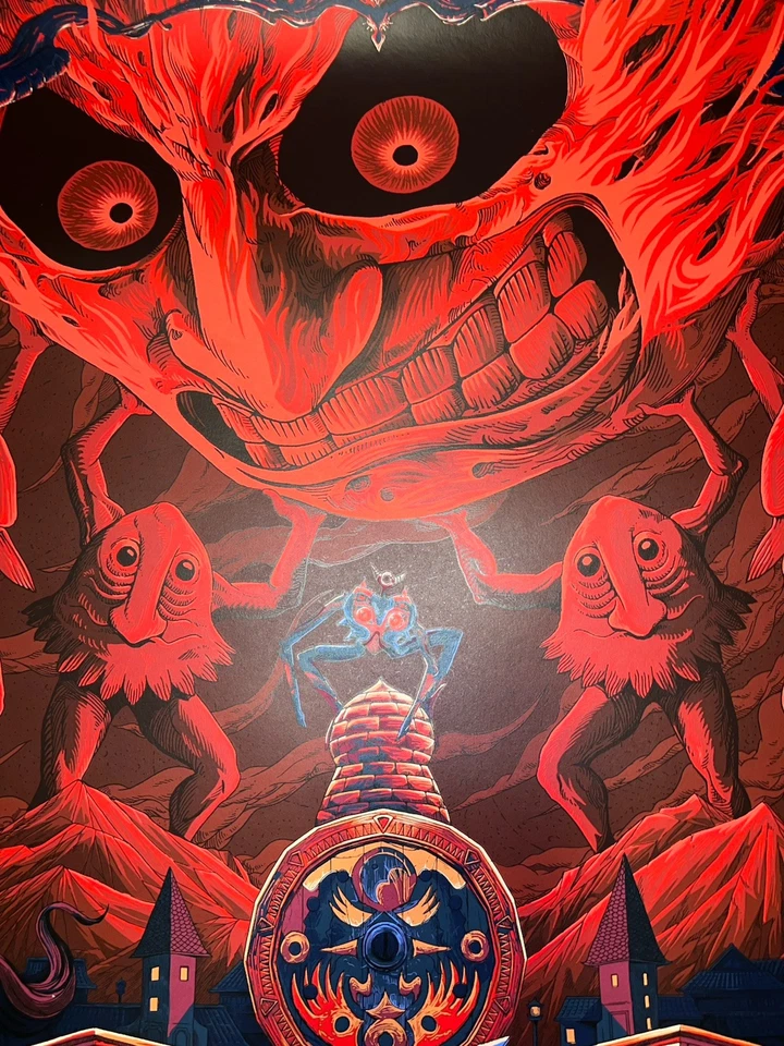 Плакат МАСКА ZELDA MAJORA НАБОР Raf Banzuela трафаретная печать соответствующий Reg и вариант - Изображение 4 из 4