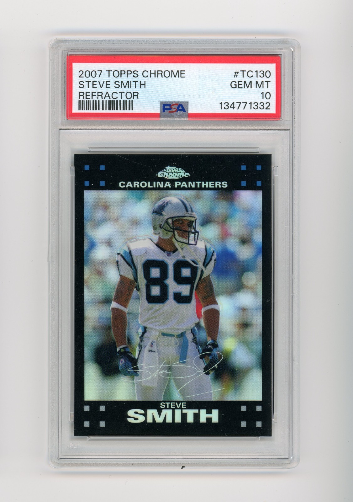 Steve Smith Topps Chrome #TC130 Refractor