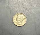 1943 Mercury Dime - Actual  Coin Pictured