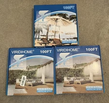 X3 Misting Systems, Misters/Outside Patio, 100FT White Misting Cooling System