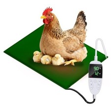 Chicken Heating Pad Chick Brooder Pad Poultry Heated Mat 15.7 x 23.6 inch Green