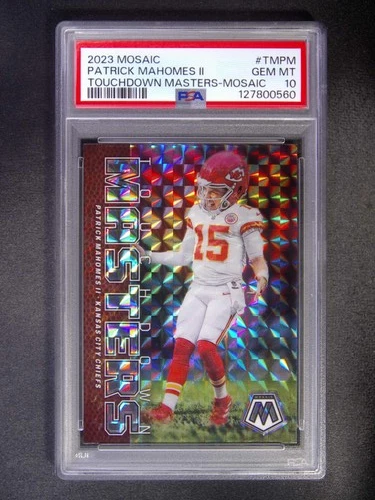 2023 Panini Mosaic Patrick Mahomes II Touchdown Masters PSA 10