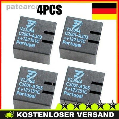 4x Siemens Tyco Relais V23084-C2001-A303 GM5 ECU Für BMW E46 X3 E39 E38