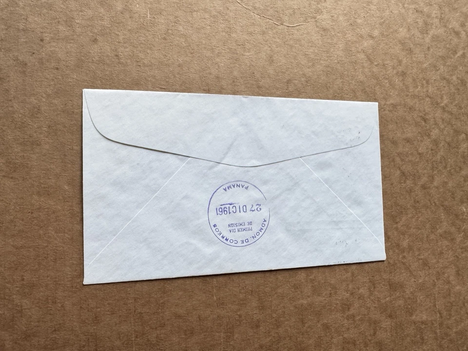 Canal Zone Panama 1961 FDC +UN Secretary Hammarskjold #C252 +Half-Staff UN Flag - Image 2 of 2