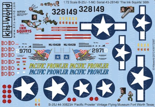 Kits-World KW172087 1:72 North-American B-25J Mitchell - Picture 1 of 1