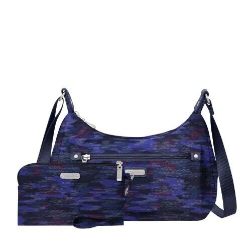 Baggallini Women's Out and About Bagg with RFID Phone Wristlet - Moonlight Camo - Picture 1 of 5