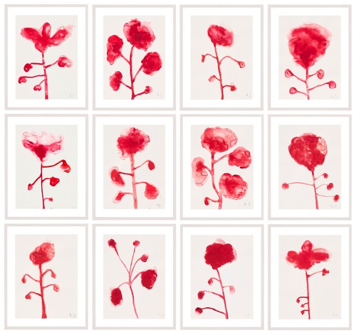 Set of 12 Louise Bourgeois - Les Fleures Series, Giclee Prints, Flowers Poster - Picture 9 of 16