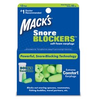 Mack's Snore Blockers Soft Foam Earplugs, 12 Pairs on sale Mack's Snore Blockers Soft Foam Earplugs, 12 Pairs on sale