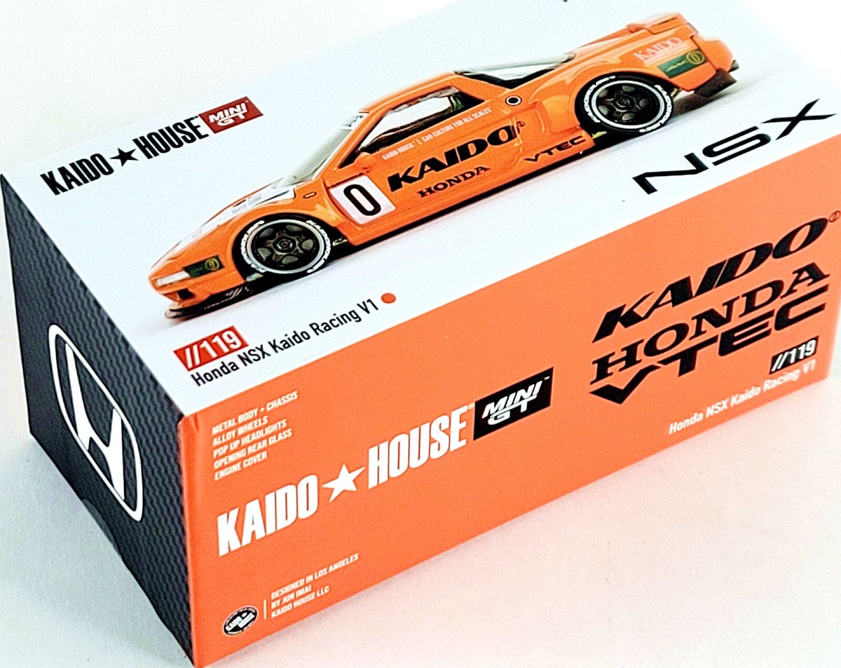 Kaido House x Mini GT Honda NSX Kaido Racing V1 🟧 Orange Kaido House x Mini GT Honda NSX Kaido Racing V1 🟧 Orange