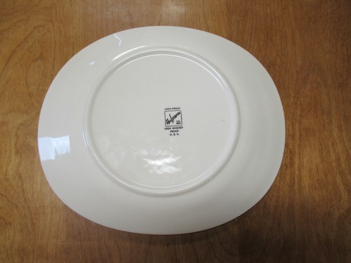 Plato para servir ovalado Harkerware COUNTRY CHARM CORAL 11 1/2" Harker - Imagen 2 de 3