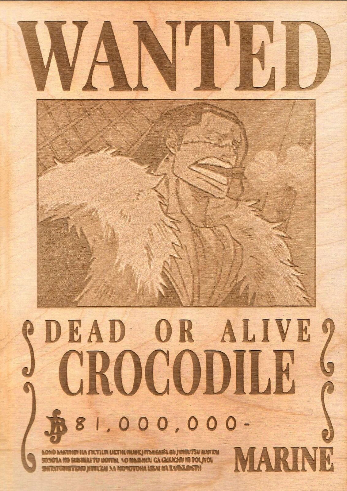 Crocodile WANTED (One Piece Ch. 1058) by bryanfavr on DeviantArt