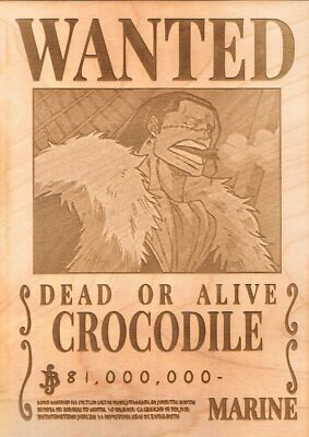 One Piece - Crocodile Wanted Poster | eBay