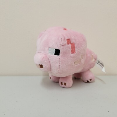 Minecraft Pink Pig Plush 5