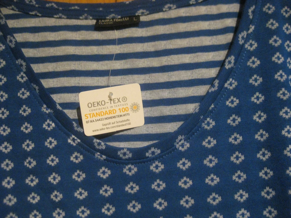 Laura Torelli Damen T-Shirt Gr.XL++ neu gemustert süß - Bild 2 von 4