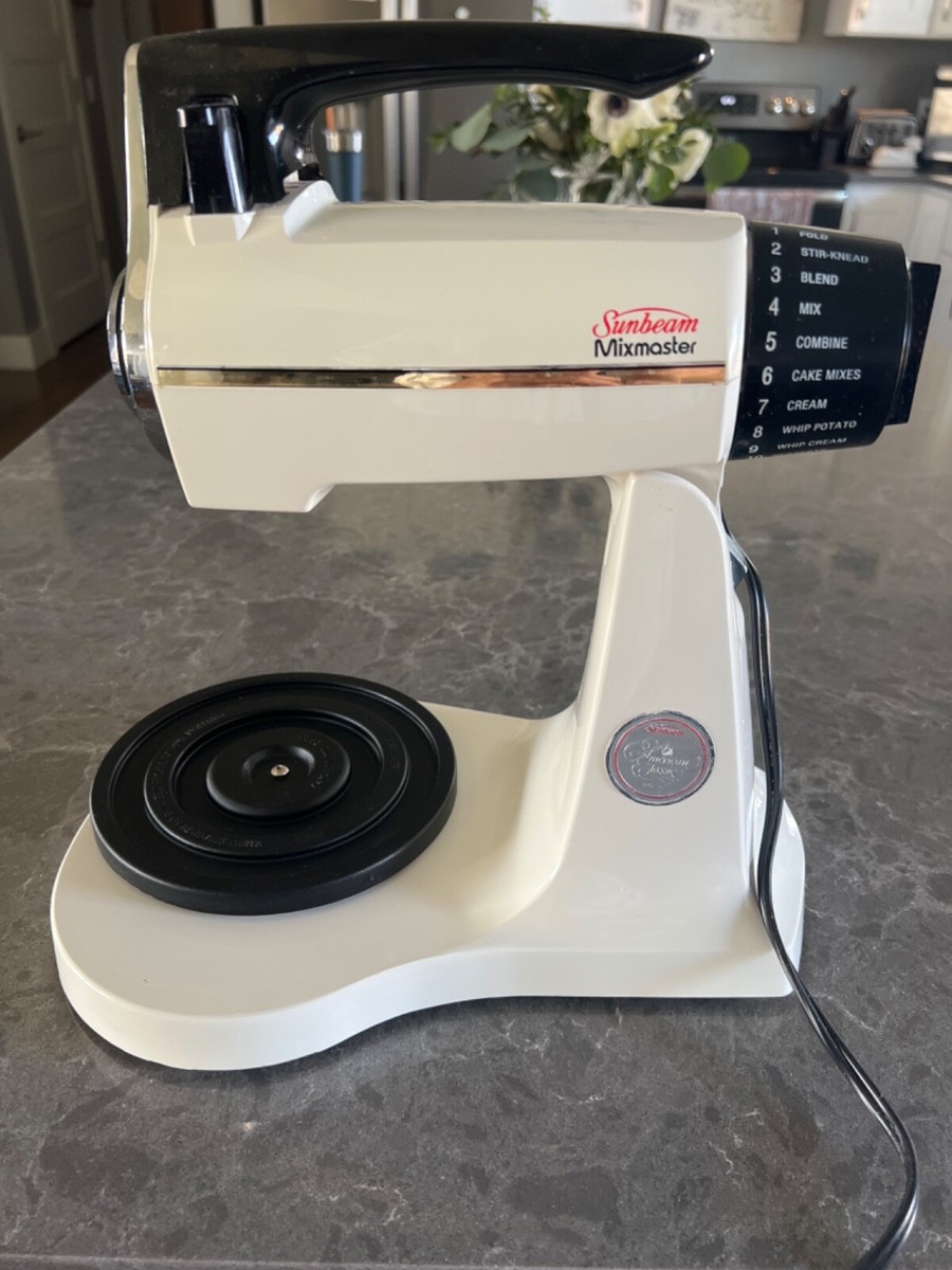 Sunbeam Mixmaster 12 Speed Vintage Mixer, Model 2360 , 120 Volts