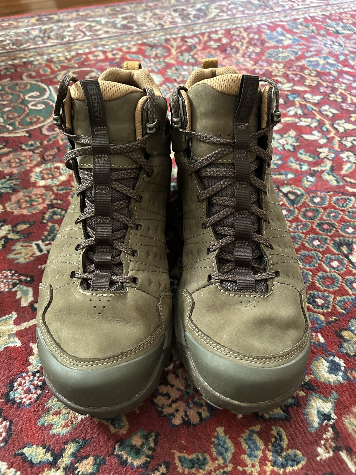 Oboz Men's Sypes Mid Leather Waterproof Hiking Boot Cedar Brown eBay
