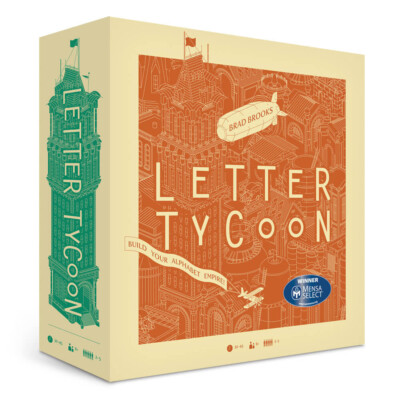 Letter Tycoon | Mensa Select Winner | Brad Brooks Breaking Games Brettspiel 2015